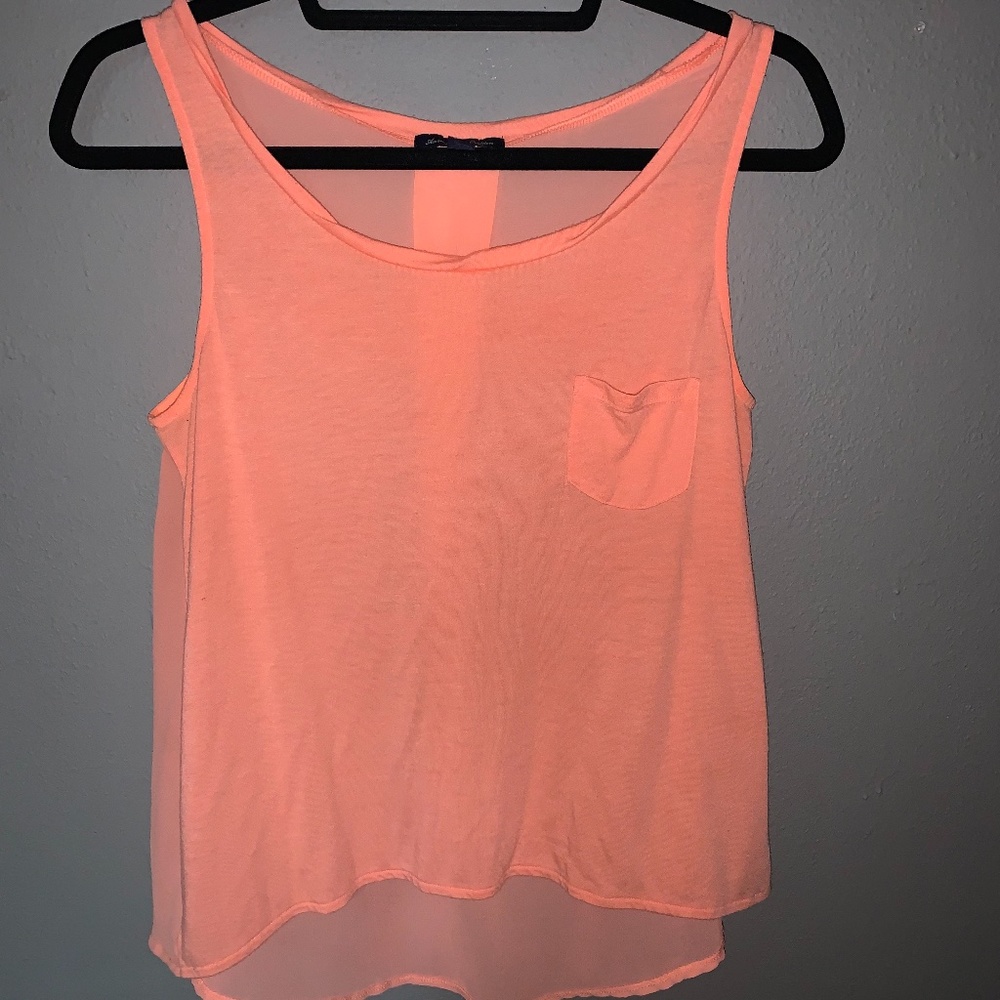 Pink American Eagle Tank Top